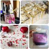 Clear Favor Boxes with Rope Handles (25 Pack)