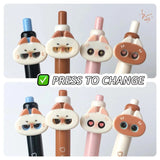 Cute Sassy Cat Pens 4pcs