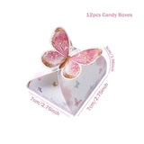 12pcs Butterfly Gift Boxes - Multiple Colors