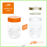 Le Parfait Screw Top Jars