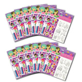 Mermaids Color-in Sticker Set with Markers