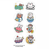 100-500pcs Fun Animal Stickers