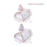 12pcs Butterfly Gift Boxes - Multiple Colors