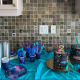 Galaxy Outer Space Party Favor Bags - Set of 6 or 12