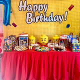 Building Blocks Brick Party Favor Bags Treat - Set of 6 or 12