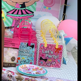 Surprise Doll Birthday Party Favor Bags Treat Bags, 12 Pack