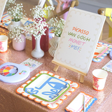 Face Party Cups | Art Party Cups (x 12)