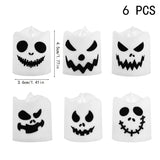 6pcs Halloween LED Ghost Candles