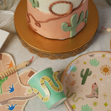 Western Cowboy Paper Plates – Boots, Cactus & Snake Catcher Design (x 12)