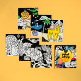 Super Velvet Coloring Book - Animal Theme