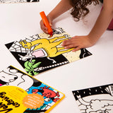 Super Velvet Coloring Book - Animal Theme