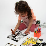 Super Velvet Coloring Book - Animal Theme