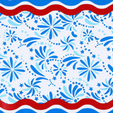 Star Spangled Spark Paper Table Runner (25 ft, cut to fit)