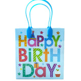 Happy Birthday Party Favor Treat Bags - Set of 6 or 12