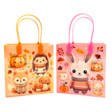 Autumn Cozy Animal Party Favor Treat Bags - Set of 6 or 12