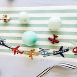Airplane Birthday Party Banner, 8 Ft Kids Party Decoration