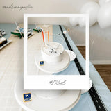 Airplane Cake Topper Banner for Kids Birthday Cake