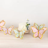 3D Butterfly Table Centerpieces, Pastel (12 Pack)