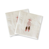 Ballet Slipper Disposable Paper Napkins, Small (16pcs)