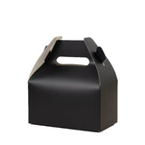 Gable Treat Boxes, Matte Black (25 Pack)
