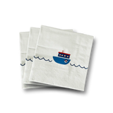 Boat Small Disposable Paper Napkins (16pcs)