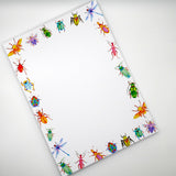 Artsy, Colorful Bugs & Insects 5x7" Notepad