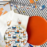 Construction Builder Birthday Cupcake Toppers (8pcs)