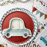Baby Blue Car Shaped Party Plates (12pcs)