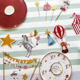 Carnival Cake Topper – Mini Circus Garland Cake Banner