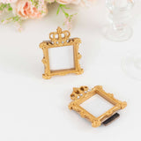 Royal Crown Mini Photo Frames, Gold (4 Pack)