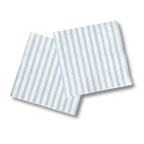 Classic Stripe Baby Blue Large Disposable Paper Napkins (16pcs)