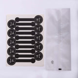 Clear Treat Bags with Thank You Stickers (50 Pack)