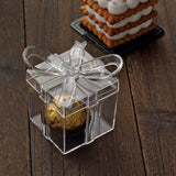 Clear Bow-Top Candy Boxes (12 Pack)