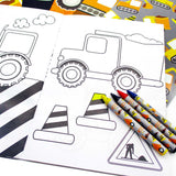 Construction Trucks Coloring Books – Set of 6 or 12