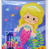 Mermaids Coloring Books with Crayons – Set of 6 or 12