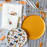 Construction Builder Birthday Party Lunch Napkins (16pcs)