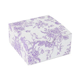 French Toile Favor Boxes, Lavender (25 Pack)