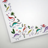 Bright, Colorful, & Fun Dinosaur 5x7" Notepad