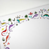 Bright, Colorful, & Fun Dinosaur 5x7" Notepad