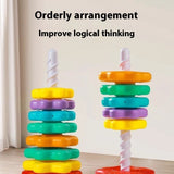 Rainbow Rotating Stacking Toy