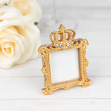Royal Crown Mini Photo Frames, Gold (4 Pack)