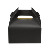 Gable Treat Boxes, Matte Black (25 Pack)