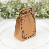Mini Mason Jar Favor Boxes with Jute Ties (25 Pack)