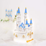 Princess Castle Cake Topper, Blue & White (8.5")
