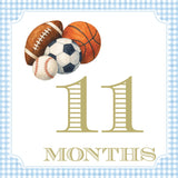 Watercolor Baby Boy Milestone Cards