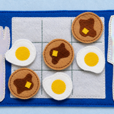 Pancake Breakfast tic tac toe -  Board and Pieces