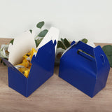 Gable Treat Boxes, Royal Blue (25 Pack)