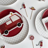 Fire Truck Toppers (8 Count)