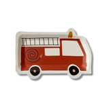 Firetruck Shaped Paper Party Plate (12pcs)