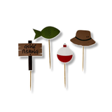 Fishing Cupcake Toppers